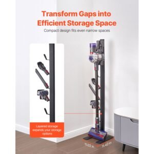vacuum stand compatible with dyson v6 v7 v8 v10 v11 v15 stable vacuum stand holder with 6 hooks for dyson dc30 dc31 dc34 dc35 dc58 dc59 dc62 d74 cordless upright vacuum cleaners accessories 5.jpg