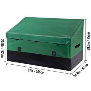 veovr outdoor storage box 150 gallon waterproof pe tarpaulin deck box with galvanized frame all weather protection portable for camping garden poolside and yard brown blue 1.jpg
