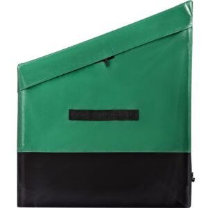 veovr outdoor storage box 150 gallon waterproof pe tarpaulin deck box with galvanized frame all weather protection portable for camping garden poolside and yard brown blue 3.jpg