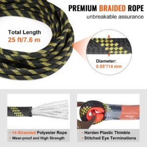 vertical lifeline assembly 055 x 25 fall protection rope with 30 kn breaking tension polyester roofing rope with steel snap hooks rope grab and shock absorber ansi compliant 1.jpg