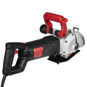 Wall Chaser, 2500W 38 mm Cutting Width,Wall Groove Cutting Machine 34MM Cutting Depth,Wall Slotting Machine With 5 Saw Blades 4.5" Diameter 6300r/Min,One-time Forming Dustless