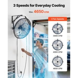 wall mount fan 20 in wall mounted hanging fan with mist ip44 rated protection 3 speed long airflow distance adjustable rotation angle powerful for industry commercial garage workshop 3.jpg