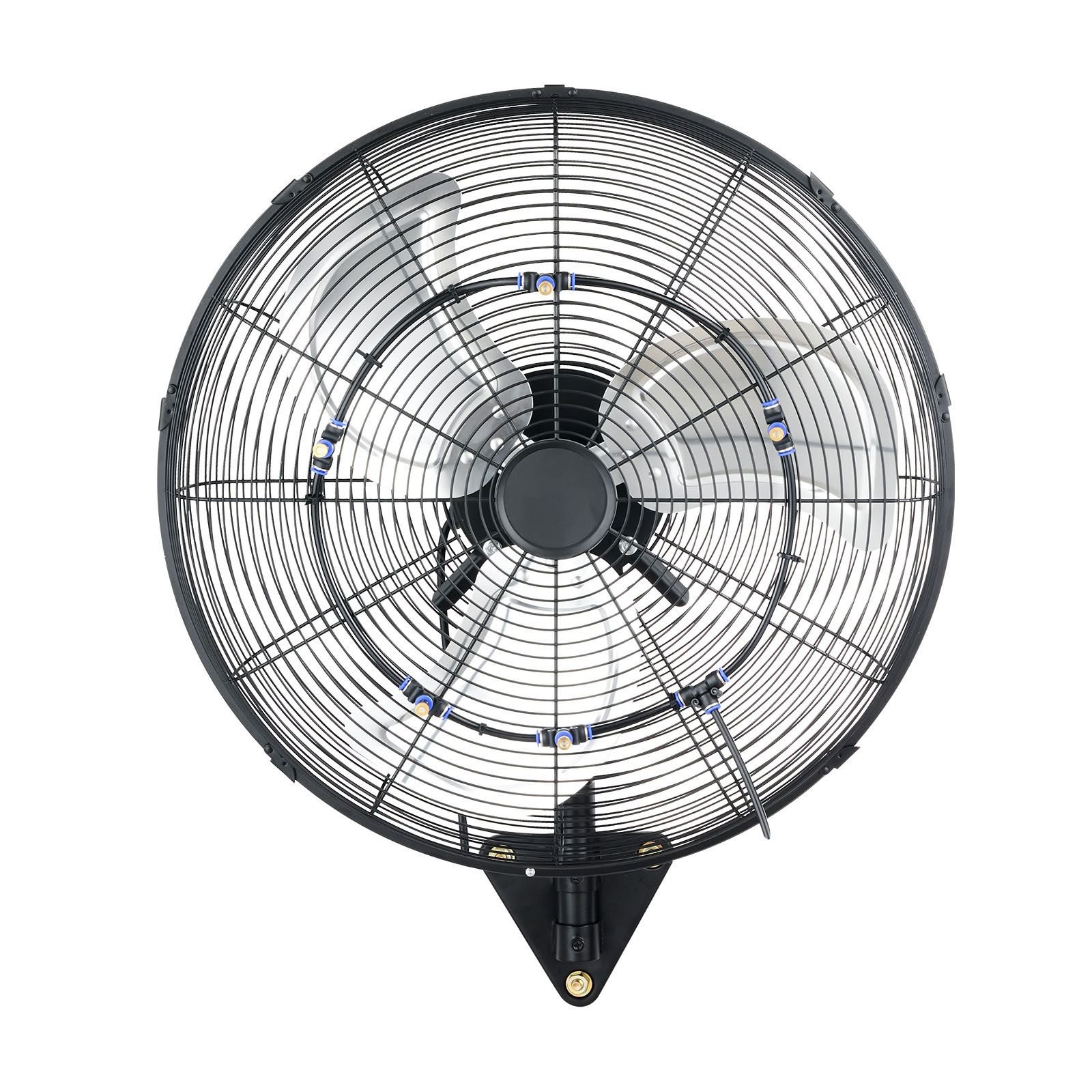 wall mount fan 20 in wall mounted hanging fan with oscillating mist remote ip44 rated 3 speed 18h timer temperature control powerful for industry commercial garage workshop gym.jpg