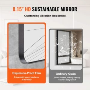 wall mounted makeup mirror 015 thick 24 x 36 mirror with aluminium alloy frame explosion proof film scratch resistant mirror with z shaped bracket fit for bathroombedroomliving room 2.jpg