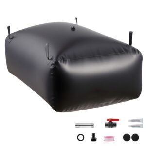 Water Storage Bladder 142.7 Gallon Large Capacity Water Bag, Portable & Collapsible Soft Waters Container, Leakproof & Tear-Resistant PVC Emergency Waters Storage Tank for RV Truck & Outdoor Use