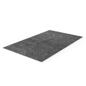 Waterproof Garage Floor Mat for Under Car, 3'x5' Compact Size Heavy Duty Containment Mat with Strong Grip, Protects Garage Floor from Water, Mud and Oil, For Garages,Greenhouses,Entrance