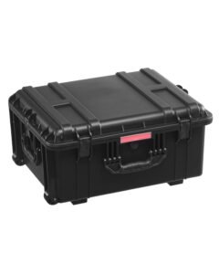 Weatherproof Hard Case, Heavy Duty Protective Dry Box Case with Pre-Cut Foam, Wheels & Retractable Pull Handles for Travel, Hunt, Military, Tactical, IP67 Waterproof Case for Cameras(63x50x32)