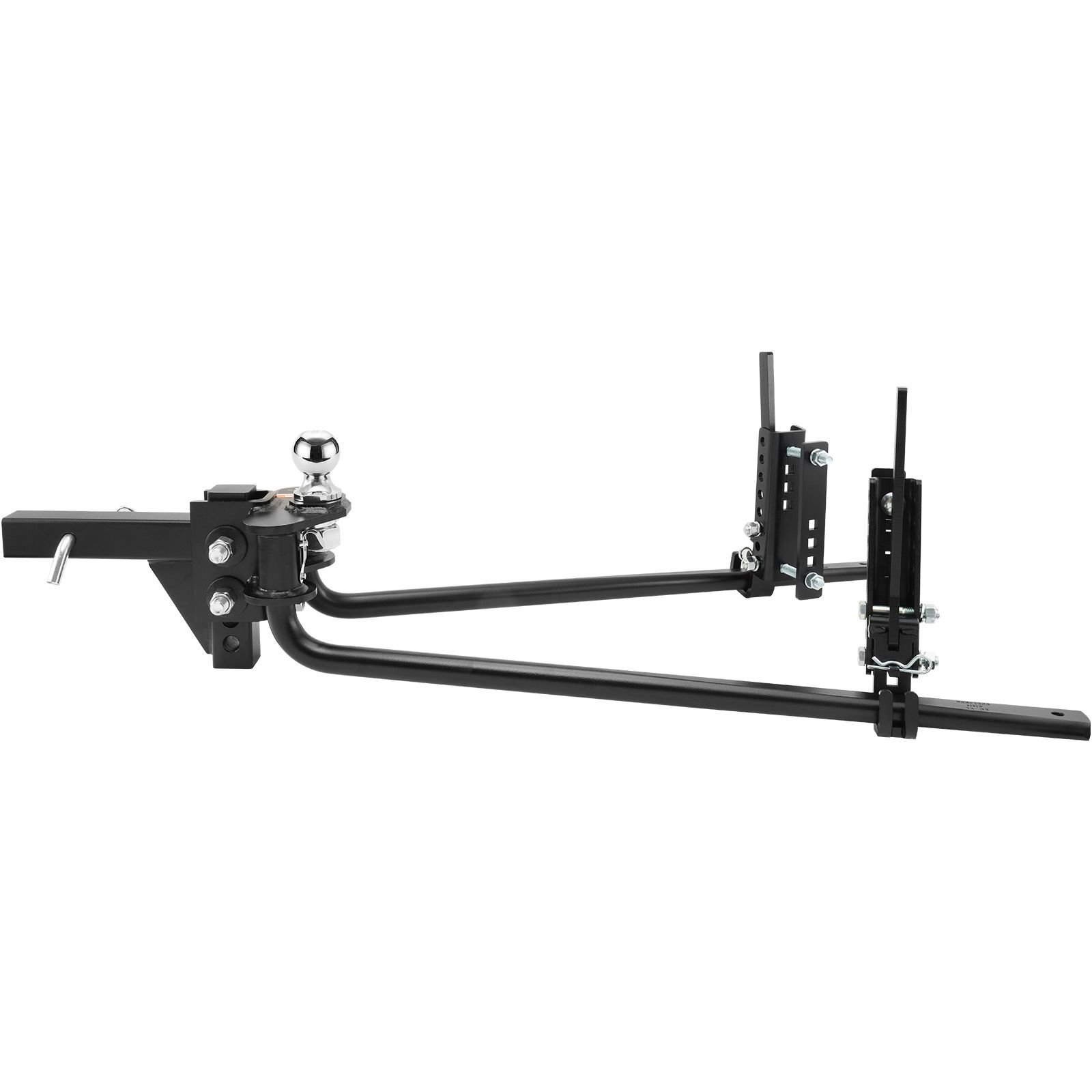 weight distribution hitch 1500 lbs weight distributing hitches kit with sway control for trailer 2 in solid steel shank 2 516 in alloy steel ball powder coated load leveling hitch black.jpg