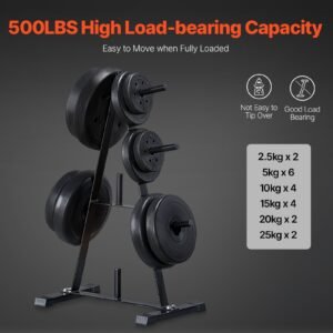 weight plate rack a frame weight plate tree for 1 inch weight plates standard weight plate tree 500 lbs load capacity weight storage holder home gym barbell rack storage stand black 1.jpg