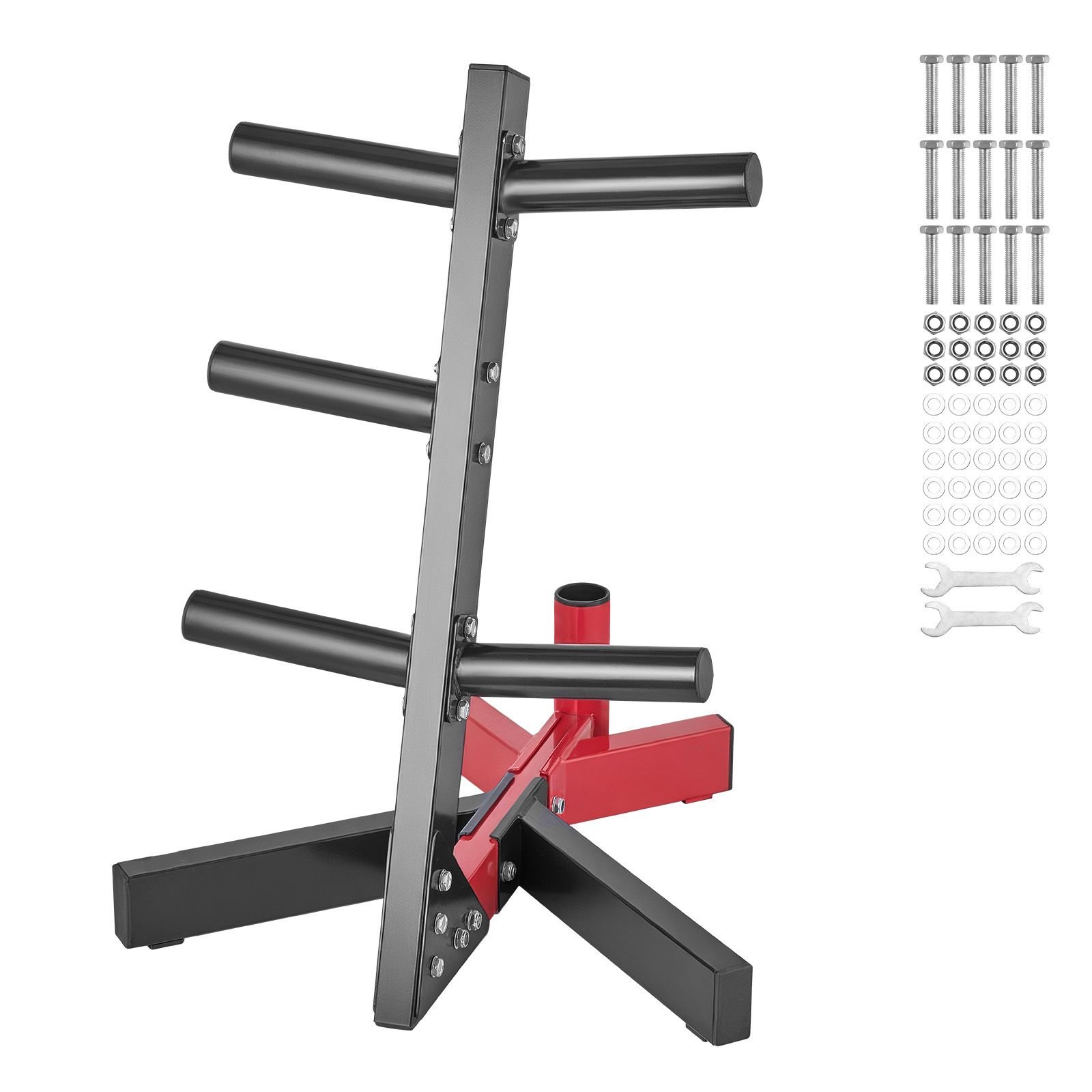weight plate rack l frame weight plate tree for 2 inch weight plates standard weight plate tree 500 lbs load capacity weight storage holder home gym barbell rack storage stand black red.jpg