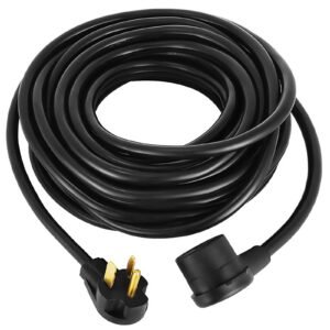 Welder Extension Cord 40Amp 50ft 250V, Welding Power Cord with NEMA 6-50 Plug 8 Gauge 3 Prong for MIG,Lincoln,Plasma,Miller,TIG Tested to UL Standards
