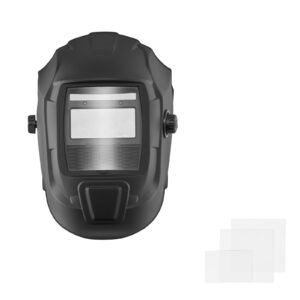 Welding Helmet Auto Darkening, 3.66" x 1.69" True Color Welding Hood, Solar Powered Welder Mask 2 Arc Sensors, Shade 4/9-13 for TIG MIG ARC Weld Grinding - CRIUS Series (Matte Black)