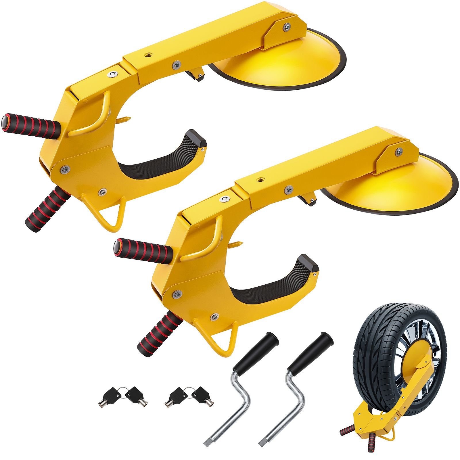 wheel lock clamp 2 pack trailer wheel lock heavy duty anti theft tire lock trailer wheel locks for rv trailers cars trucks suvs.jpg