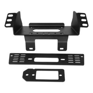 winch mount winch capacity of 907 1633 kg trailer hitch winch mount for select polaris ranger models 2010 2021 3 mounting hole design powder coated steel fit for muddy road rescue 5.jpg
