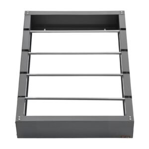 Wire Spool Rack, 4 Adjustable Rods, Cold-Rolled Steel Wire Spool Holder Wall Mounted for Multi-Spools, Wiring Storage, 150 lbs Capacity Cable Dispenser, for Electrical Industrial Retail Use