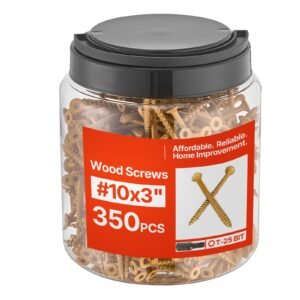 wood screws 350 pcs 10 x 3 inch anti rust coated exterior deck screw torxt25 star drive metal rust resistant outdoor decking screws with 2 screw connectors for decking fencing framing 1.jpg