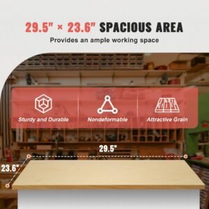 wood table top holds up to 330 lb 295 x 236 x 15 rectangular countertop for height adjustable electric standing desk frame universal solid one piece maple desktop for office home desk 2.jpg