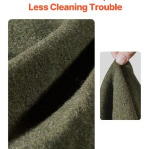wool camping blanket large warm stadium blanket waterproof windproof flame retardant great for outdoors picnics hiking sports events travel 64 x 88 80 wool army green 2.jpg