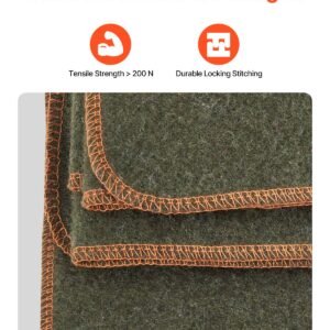 wool camping blanket large warm stadium blanket waterproof windproof flame retardant great for outdoors picnics hiking sports events travel 64 x 88 80 wool army green 3.jpg