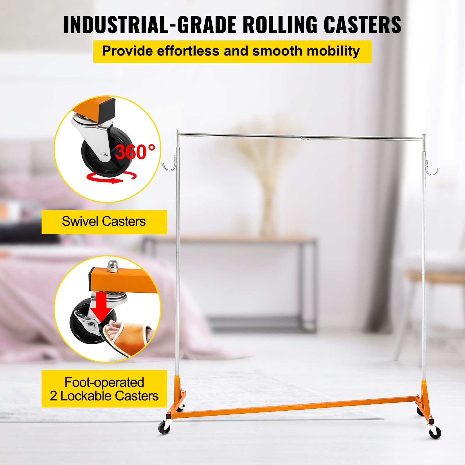 z rack industrial grade z base garment rack rolling z garment rack sturdy steel z base clothing rack with lockable casters for home garment store display commercial use oran.jpg