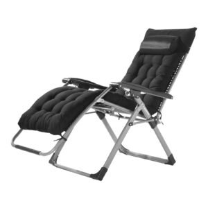 zero gravity chair 26 inch zero gravity recliner lounge chair for indoor and outdoor adjustable anti gravity chair with cushion headrest footrest and cupholder 500 lbs black 3.jpg