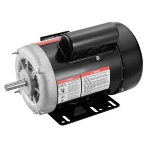 0.75hp electric motor 1725 rpm, ac 115v/230v, 56 frame, air compressor motor single phase, 5/8" keyed shaft, cw/ccw rotation for agricultural machinery and general equipment
