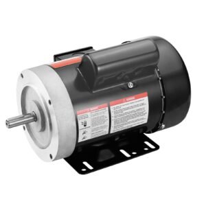 0.75HP Electric Motor 1725 rpm, AC 115V/230V, 56C Frame, Air Compressor Motor Single Phase, 5/8" Keyed Shaft, CW/CCW Rotation for Agricultural Machinery and General Equipment