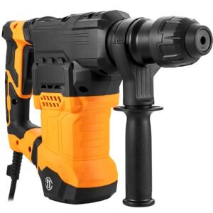 1 1/4 inch sds plus rotary hammer drill, 13 amp corded drills, heavy duty chipping hammers with vibration control & safety clutch, electric demolition hammers variable speed, power tool for conc