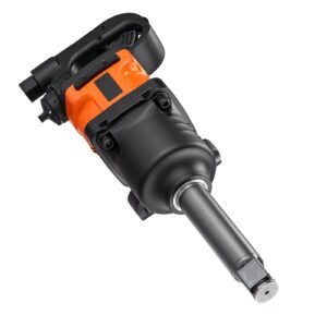 1 inch air impact wrench, up to 1800 ft lbs nut busting torque, 18.7 lbs lightweight pneumatic impact gun with 6" extended anvil for heavy duty repairs and maintenance