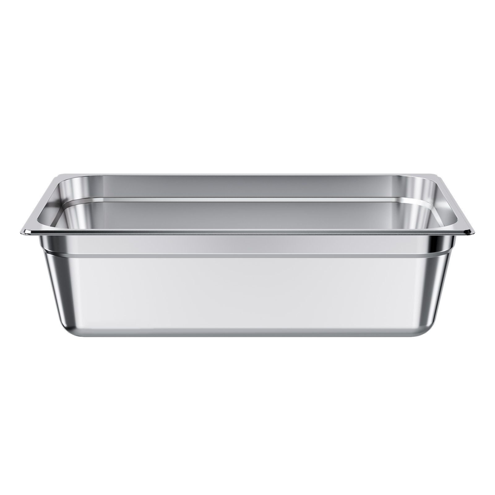 1 pack stainless steam hotel pan, full size table steam pan, 6 inch deep anti jam restaurant supplies reusable rustproof catering storage for home, party, restaurant, hotel, buffet