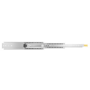 1 pair full extension drawer slides 18 20 22 28 30 32 36 38 40 44 48 52 56 60 in, 500 lbs load capacity locking drawer slides, ball bearing with lock side mount drawer slide rail
