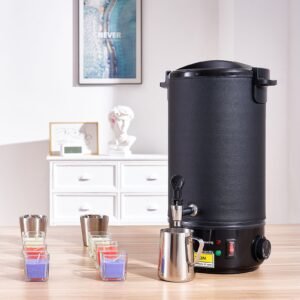 10 l wax melter for candle making, extra large electric wax melting pot, with easy pour spout and 9 level temp control, easy clean for candle soap cream beauty bulk production business or home
