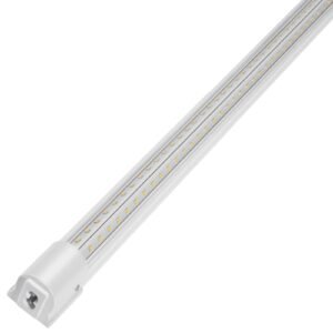 10 pack led shop light, 8 ft, 80w linkable shop light fixture, 10000 lm ceiling lights 59 in power cords with on/off switch 48 in connector cables, for garage warehouse home workkshop and office