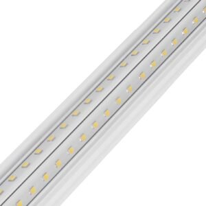10 pack led shop light, 8 ft, 80w linkable shop light fixture, 10000 lm ceiling lights 59 in power cords with on/off switch 48 in connector cables, for garage warehouse home workkshop and office