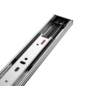 10 pairs of 16 inch drawer slides side mount rails, heavy duty full extension steel track, soft close noiseless guide glides cabinet kitchen runners with ball bearing, 100 lbs load capacity