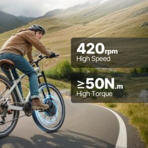 1000w electric bike conversion kit 48v 420rpm 26 front wheel e bike hub motor kit with upgraded speed controller throttle grip kit lcd display and pas system for road bike 2.jpg