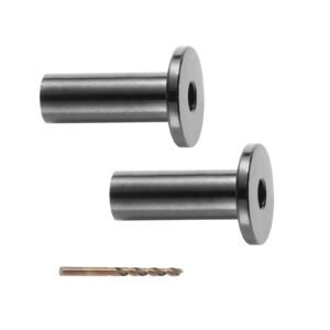 101 Pack T316 Stainless Steel Protector Sleeves for 1/8" Wire Rope Cable Railing, DIY Balustrade T316 Marine Grade, Come with A Free Drill Bit, Black