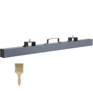 105lbs hanging magnetic sweeper pickup tool, nail hang type magnetic forklift sweeper, industrial grade magnets steel material hunting accessories for picking up bolts nails iron chips metals