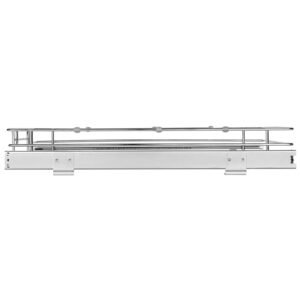 11"wx21"dx2.5"h pull out cabinet organizer, heavy duty slide out pantry shelves, steel roll out drawers, sliding drawer storage for home under sink, 13.5"wx22"dx7"h install size for cabinet