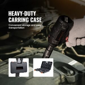 1/2" drive impact socket set, 33 piece socket set sae 3/8" 1" and metric 10 24mm, 6 point cr v alloy steel for auto repair, easy to read size markings, rugged construction, includes storage case