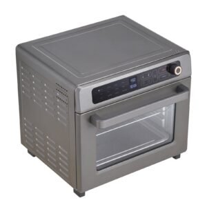 12-IN-1 Air Fryer Toaster Oven, 25L Convection Oven, 1700W Stainless Steel Toaster Ovens Countertop Combo with Grill, Pizza Pan, Gloves, 12 Slices Toast, 12-inch Pizza, Home and Commercial Use