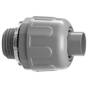 1/2 in 100 pcs Liquid Tight Connector Non-Metallic Conduit Fitting Connector