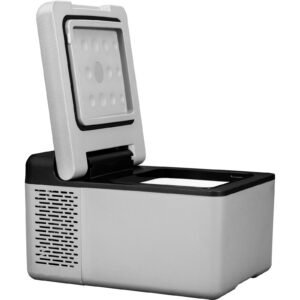 12 volt refrigerator 10 qt, portable mini freezer 4 to 68 f with app control car compressor fridge cooler 12v/24v dc and 110 220v ac for camping, road trip, travel, outdoor and home