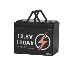 12v 100ah lifepo4 battery, up to 15000 cycles, deep cycle lithium iron phosphate battery with built in bms, low temperature protection, 10 years lifetime, for solar off grid home energy storage