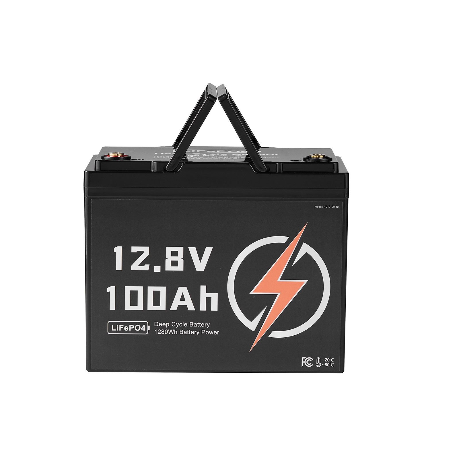 12v 100ah lifepo4 battery, up to 15000 cycles, deep cycle lithium iron phosphate battery with built in bms, low temperature protection, 10 years lifetime, for solar off grid home energy storage