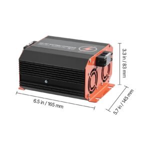 12v 20a dc to dc battery charger, 250w, on board battery charger for lead acid, lithium, agm, gel, and flooded batteries, smart multi stage charging, for rvs, commercial vehicles, boats, yachts