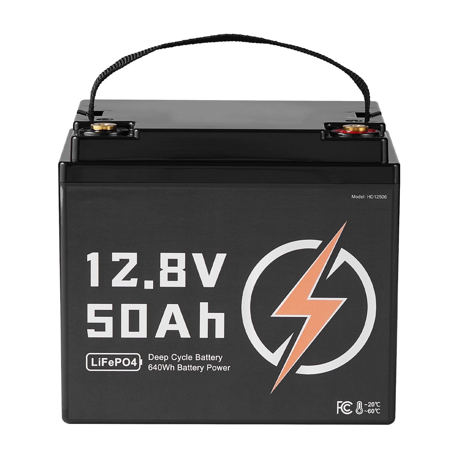 12v 50ah lifepo4 battery, up to 15000 cycles, deep cycle lithium iron phosphate battery with built in bms, low temperature protection, 10 years lifetime, for solar off grid home energy storage