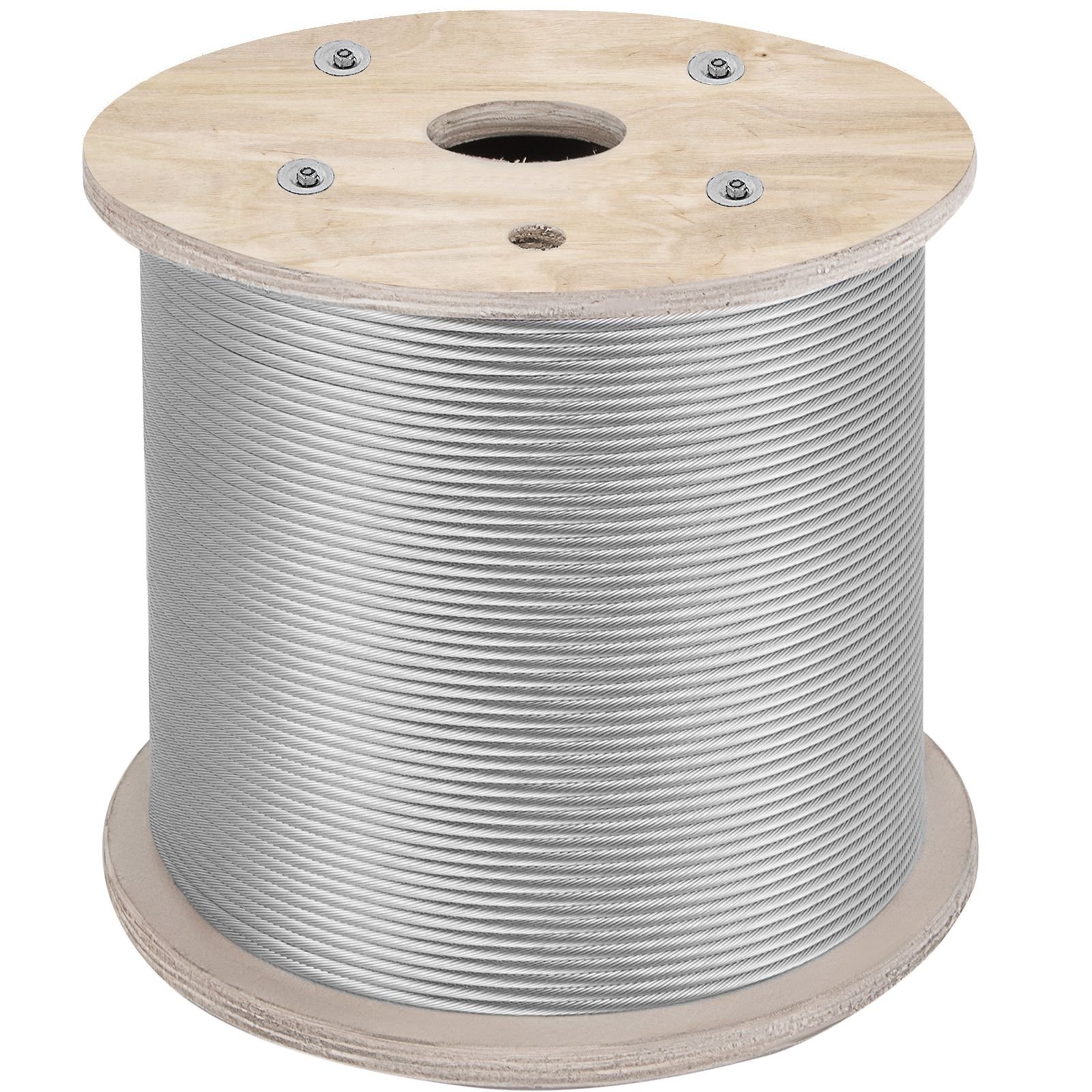 1/4" stainless steel cable 200ft, t304 7x19 tighter core cable railing system wire rope aircraft deck railing kit fence wire