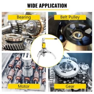 15 ton hydraulic gear/bearing/wheel bearing puller separator 2 or 3 jaws w/ case