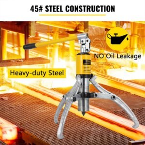 15 ton hydraulic gear/bearing/wheel bearing puller separator 2 or 3 jaws w/ case